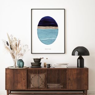 Affiche Totem Deep Indigo