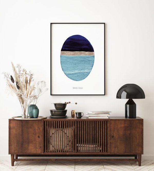 Affiche Totem Deep Indigo